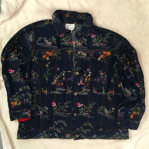 Quacker Factory Jean beautifully Embellished (L) - Picture 1 of 7